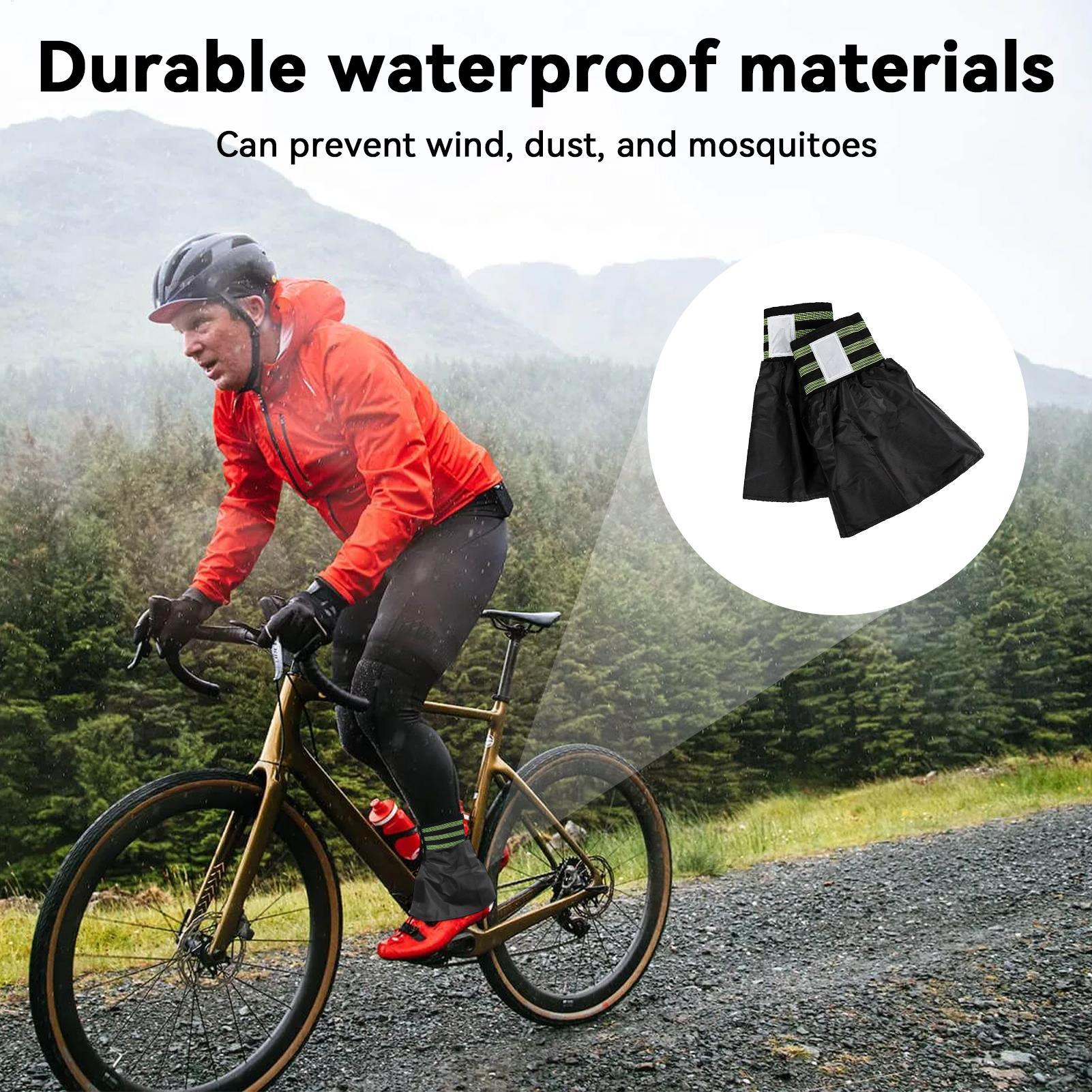 Cycling Gear Waterproof - واقيات ساق للدراجات مقاومة للماء وقابلة