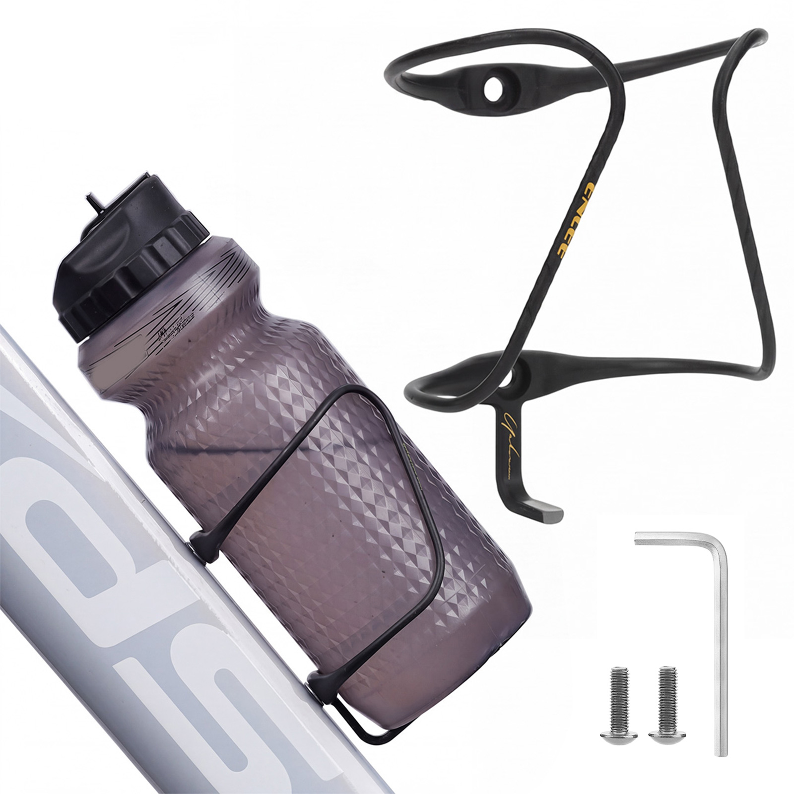 Ultra Cycling Gear - حامل زجاجة ماء للدراجات من ألياف