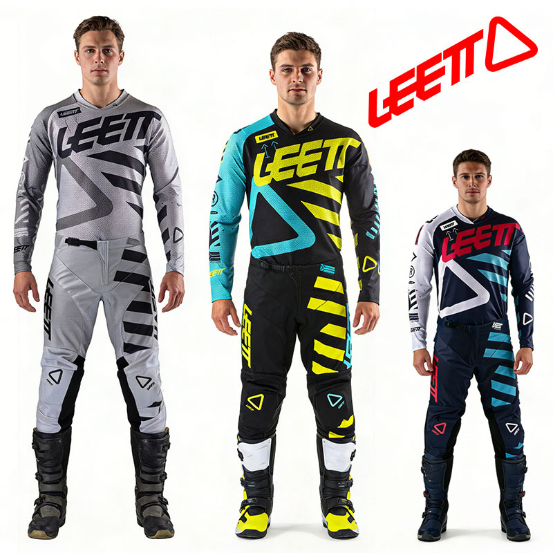 Cycling Gear Pants - طقم ملابس موتوكروس رمادي مع إمكانية