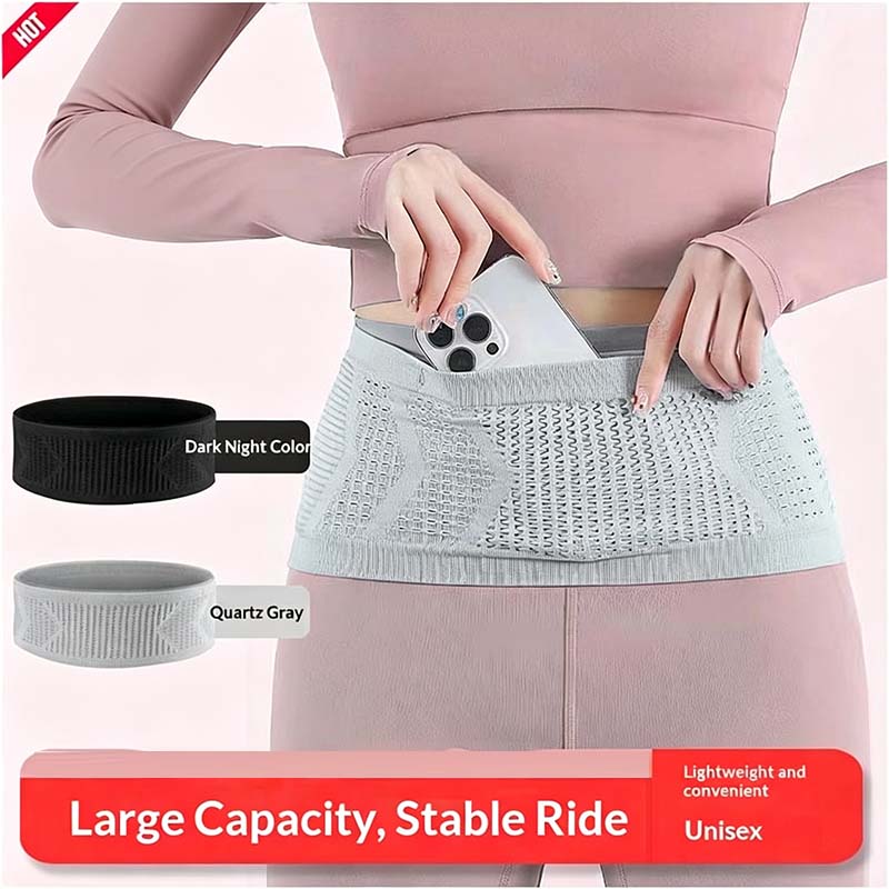 Ultra Cycling Gear - حقيبة خصر غير مرئية مضادة للسرقة،