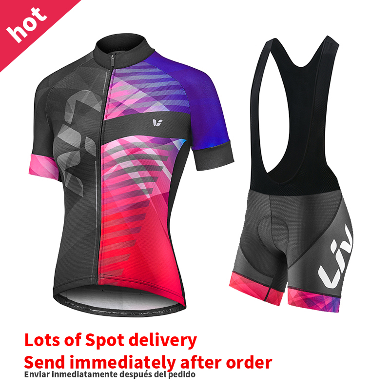 Cycling Gear Ladies - مجموعة من شورت ركوب الدراجات القصيرة