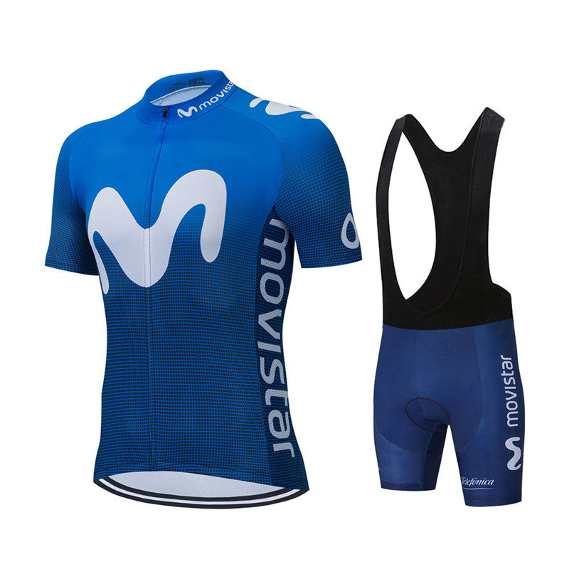 جديد الصيف Movistar فريق الدرا - مراجعة Cycling Gear Waterproof وسعره