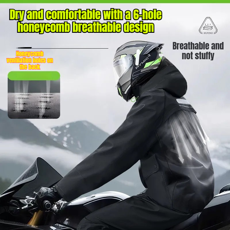 معطف مطر مقاوم للماء مع بنطلون - مراجعة Cycling Gear Waterproof وسعره
