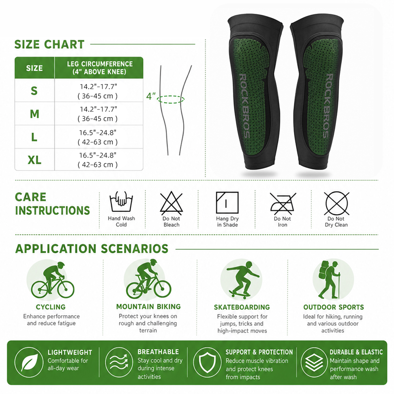 روكبروز-وسادة ركبة رياضية لتسخ - مراجعة Cycling Gear وسعره