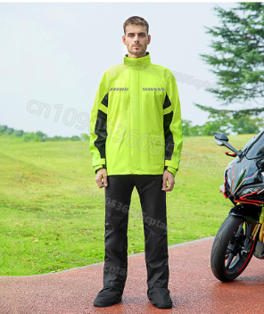 بدلة مطر للدراجات النارية مقاو - مراجعة Cycling Gear Waterproof وسعره
