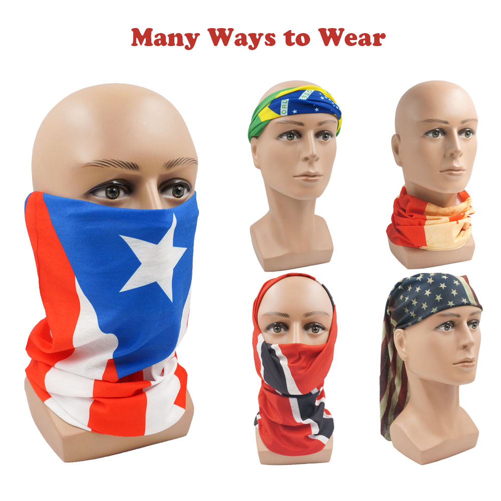 نيجيريا العلم باندانا النساء ا - مراجعة Cycling Gear وسعره