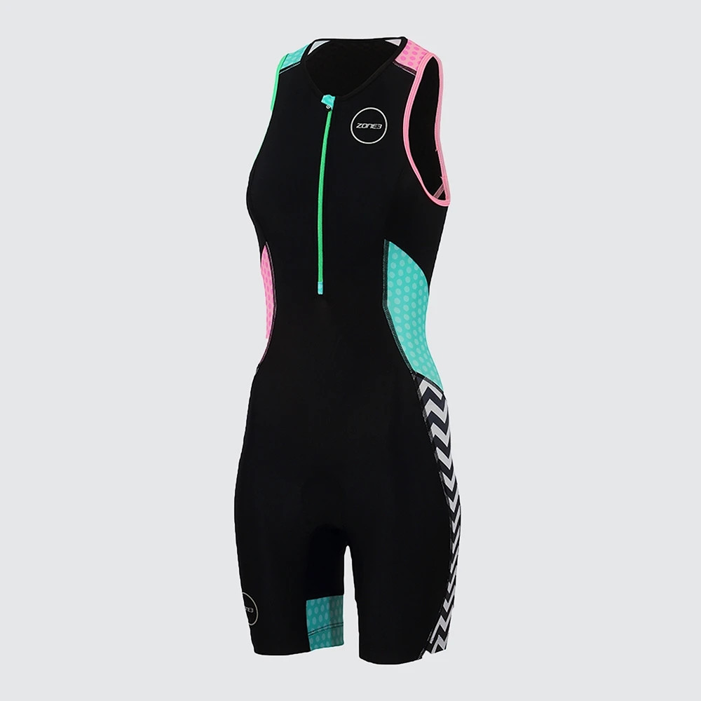 بدلة الترياتلون ZONE3 للنساء ، - مراجعة Cycling Gear Ladies وسعره