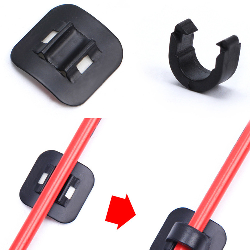 قطعتان من مشابك كابلات الدراجة - مراجعة Cycling Gear Holder وسعره
